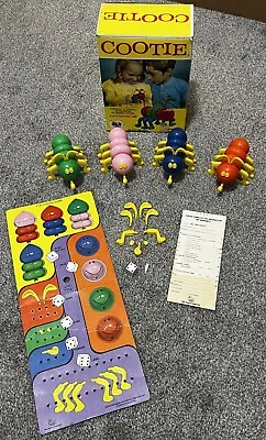Cootie Bug Toy Game 4 Bugs Vintage 1972 Schaper W/ Box • $9.99