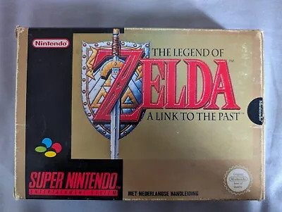 The Legend Of Zelda Super Nintendo Game Boxed Snes Pal Map Secrets Book Vgc • £62