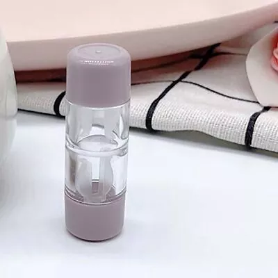 Cylindrical Contact Lens Container Solid Color Eye Care Lenses Box • £2.58