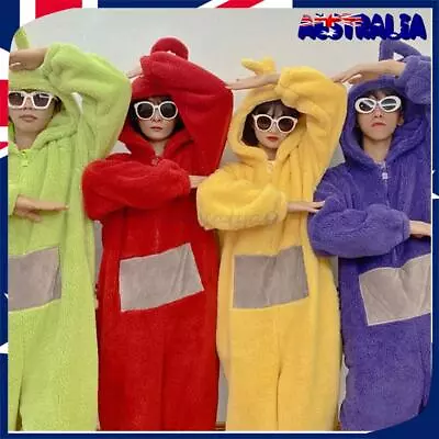 Teletubbies Jumpsuit Costume Kigurumi Pajamas Party Sports Day Book Week Cosplay • $32.47