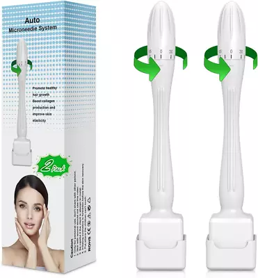 Adjustable Microneedling-Derma Roller Cosmetic Skin Microneedling Kit For Face P • $27.95