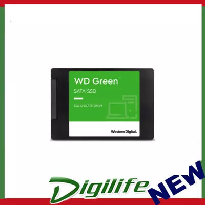 Western Digital WD Green 240GB 2.5  3D NAND SSD 7MM 540/430 R/W SATA 6GB. 3 Y • $69