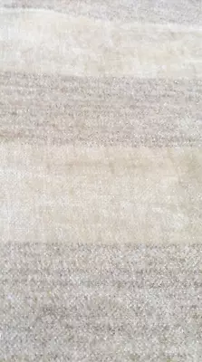 £18 • Buy Chenille Woven  Andrew Martin Heavy Fabric Vanilla Stripe Montelimar 50 X 140cm