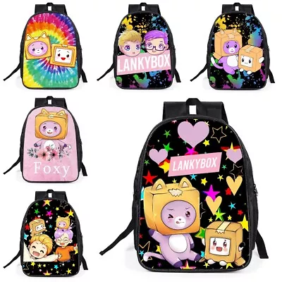 Kids Lankybox Backpack Children School Bag Lunch Bag Rucksack AU Xmas Gifts • $30.99