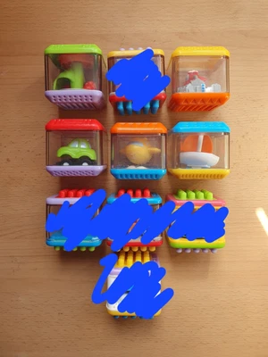 £5 • Buy Fisher Price Peek A Boo Blocks Sensory Learning Play Baby Cubes Bundle