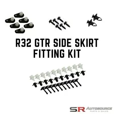 SR Autosource R32 GTR Side Skirt Fixing Kit BNR32 Skyline OEM Genuine Parts • £199