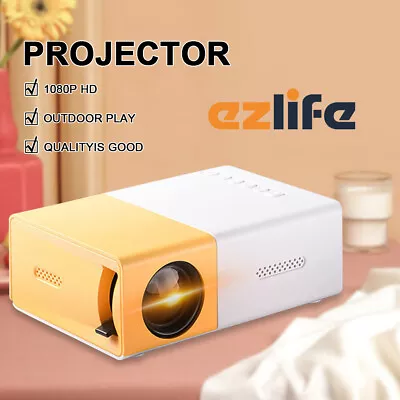Portable Projector HDMI USB LED 1080P Home Cinema Mini Projector Party Theater • $43.99