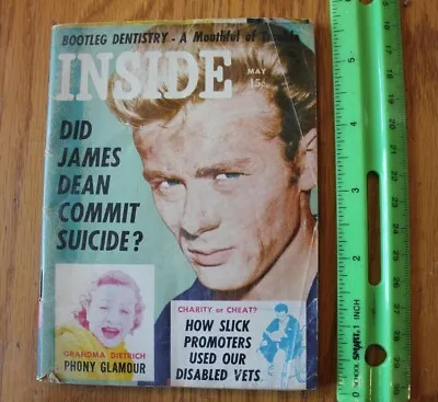 Inside 1956 May Vol 2 No 2 James Dean Death Marlene Dietrich Ava Gardner Digest • $47.60
