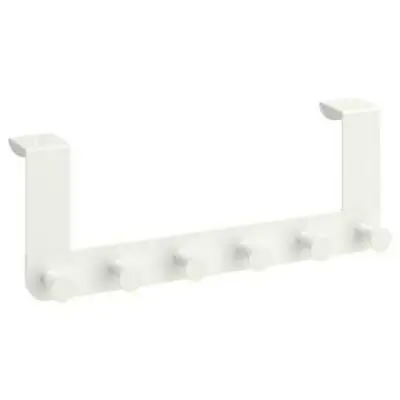 Ikea ENNUDEN White Door Mounted Coat Hooks 35cm Door Hanger Coat Hook New • £9.25