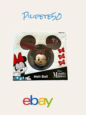 Disney Minnie Mouse Heli Ball Indoor Helicopter Flying Toy With USB Cable - NEW • $10