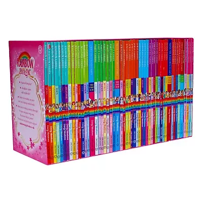 Rainbow Magic Fairy 52 Books Children Pack Paperback Box Set By Daisy Meadows • £37.04