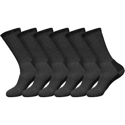 £16.99 • Buy 3,6 Pairs Merino Mens Army Military Wool Winter Warm Hiking Thermal Socks UK6-11