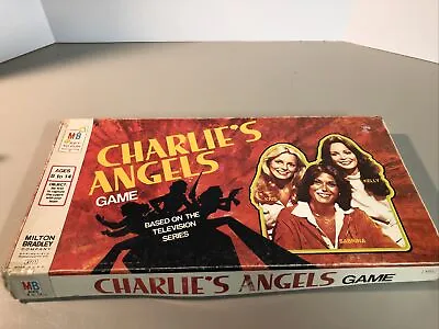 VINTAGE Charlie's Angels Board Game 1977 By Milton Bradley NC Missing One Dice • $15