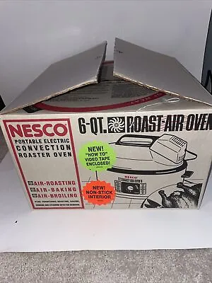 Nesco Roast Air Oven 6 Qt Portable Electric Convection Roaster #4146-14 Working • $109.99