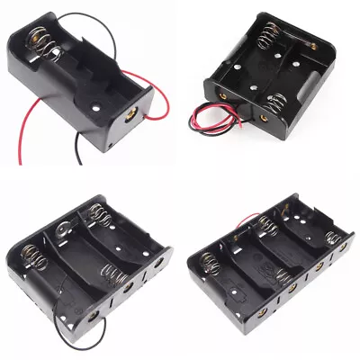 £1.86 • Buy C Cell Battery Holder Case Box With Wire1 2 3 4 Slots,Various Types And Sizes