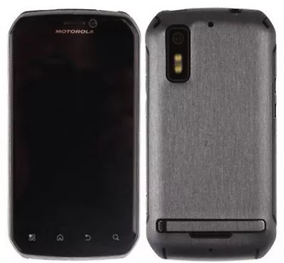 Skinomi Brushed Steel Phone Skin+Screen Protector Cover For Motorola Photon 4G • $20.21