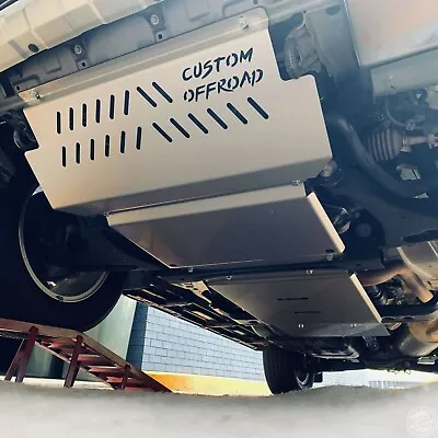 Bash Plate Set Mitsubishi Pajero NM-NX 3mm Aussie Stainless-Steel 3 Piece UVP • $699