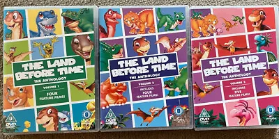 £12 • Buy The Land Before Time DVD Anthology Vol 1, 2 And 3 In VGC