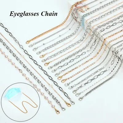 $2.11 • Buy Glasses Neck Chain Lanyard Metal Sunglasses Strap Reading Cord Spectacles Holder