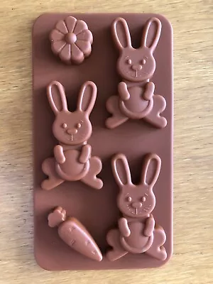 Bunny Silicone Mould Food Grade For Soap / Candles / Chocolate • £2.95