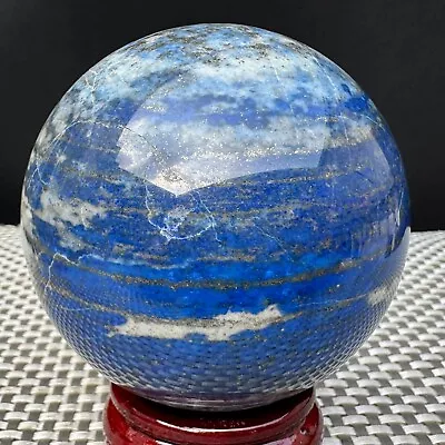 1.3LB Natural Lapis Lazuli Jasper Quartz Sphere Crystal Ball Reiki Healing • $16.38