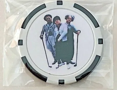 Three Stooges - Moe Larry Curly - Magnetic Clay Poker Chip - Golf Ball Marker • $6.95
