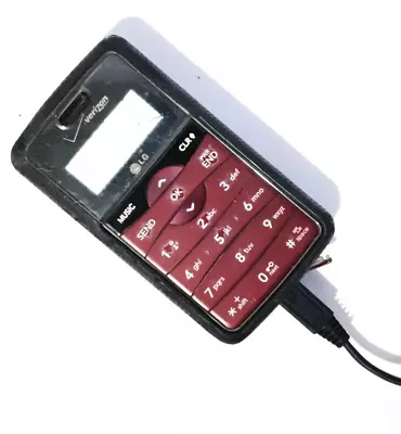 LG Envy2 VX9100M (Verizon) Messenger Phone - Red Maroon With Charger POWERS ON • $22.99