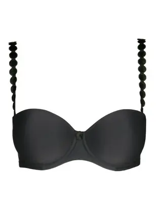 Marie Jo Tom Charcoal Black Padded Underwired Moulded Multiway Strapless Bra • £79.99