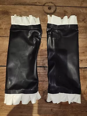 NEW Latex Rubber Sissy Mitten Gloves Maid Submissive Nurse Uniform Roleplay UK . • £17