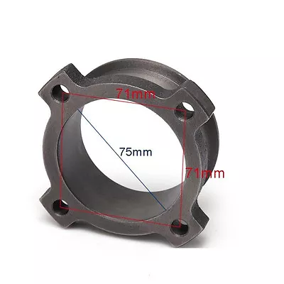 3  4 Bolt To 3  V Band Adaptor Turbo Exhaust Flange T3 GT3582 GT35 Cast Iron AU • $46.99