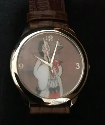 CRUELLA DeVIL Disney Marc Davis Signature Series Watch Limited Ed 0026 Of 5000 • $149.99