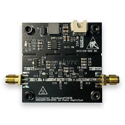 Microwave Power Amplifier RF Power Amp Board SBB5089+SHF0589 40MHz-1.2GHz 2W Tps • $11.28