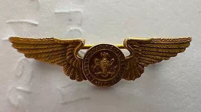 VINTAGE 1940s WWII PENNSYLVANIA STATE COLLEGE MILITARY WINGS PIN 1 1/4  • $45