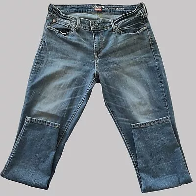 Levis Denizen Jeans Mens 31x30 Blue Modern Skinny Medium Wash Denim Faded • $22.88