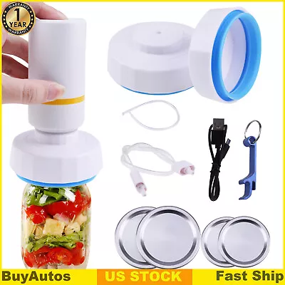 $21.20 • Buy Electric Mason Jar Vacuum Sealer Food Saver Vacuum Machine For Mason Jar