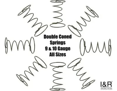 Upholstery Double Cone Springs 9 10 Gauge DIY Sofa Settee Chair Repair Any Size • £3.05