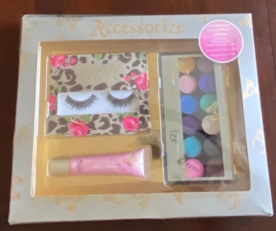 £7.50 • Buy Brand New Girls Accessorize Make Up Set False Lashes Eye Shadow Lip Gloss
