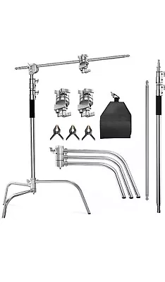 C Stand With Boom Arm-Photography Light Stand - Max Height 10.5ft/320cm • $69.95