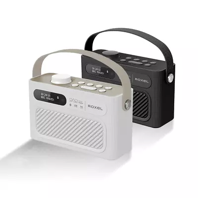 Roxel RDR-40 - Portable Wireless Speaker Alarm Clock With DAB/DAB+ & FM Radio • £34.99