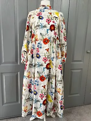 Cabbages And Roses Marnie Floral Dress Size 12/14 • £160