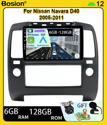 6G+128G Android12 Head Unit Car Stereo Radio GPS For Nissan Navara D40 2005-2011 • $388.15