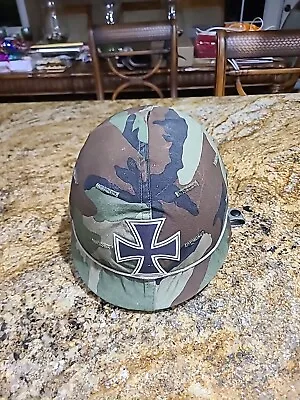 Vietnam War U S Army Helmet & Liner W/ Mitchell Pattern Camouflage Cover • $99.99