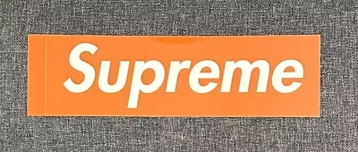 Supreme San Francisco Store Opening Orange Box Logo Sticker FW19 100% Authentic • $35