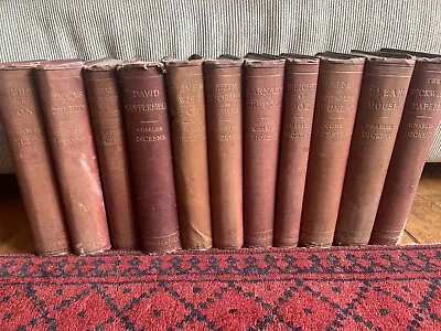 Charles Dickens Antique Books X 11  Publishers Chapman & Hall Ltd 1890  • £50