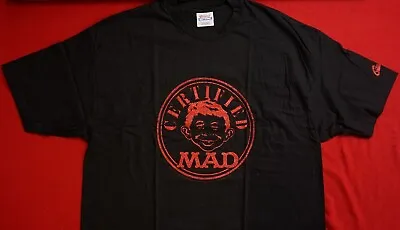 Graphitti Designs Certified MAD MAD Magazine Shirt Black New Sealed • $39.99