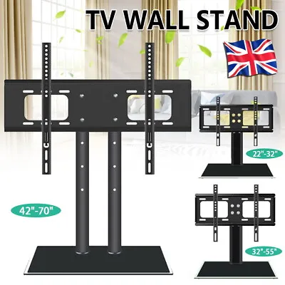 Universal TV Stand Bracket Desk Top Monitor Table Mount Plasma LED 22-70 Inch TV • £15.29