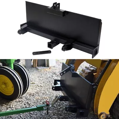 2  Receiver Hitch Quick Attach Adapter Skid Steer Width Plate For Load Tractor • $398.48