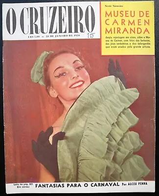 Cruzeiro 1956 Brazilian Carnival Grace Kelly Carmen Miranda Mistinguett • $15