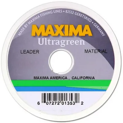 Maxima Ultragreen Copolymer Monofilament Leader Wheel • $8.78