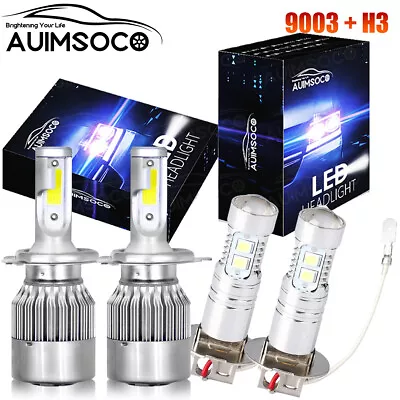 For Mitsubishi Mirage 97-02 LED Headlight High Low Beam Fog Light Bulb Combo Kit • $29.99